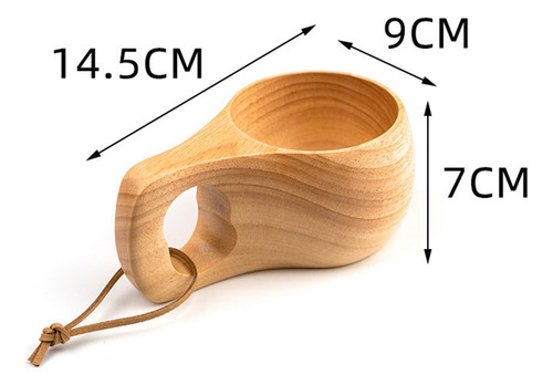 Taza Para Beber De Madera De Estilo Nórdico, Taza Para Té,