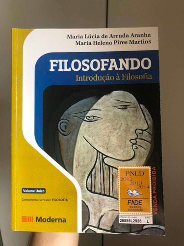 Livro Introdução A Filosofia Filosofando Moderna 479 Paginas