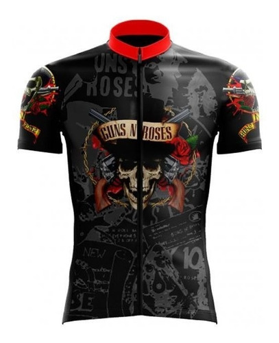 Camisa Guns N Roses Ciclismo Rock Bike Qualidade Top