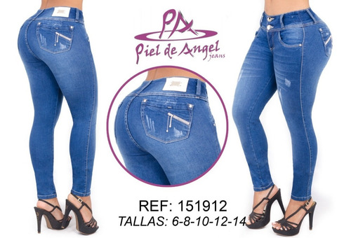 Jean Dama Levanta Cola Piel De Ángel