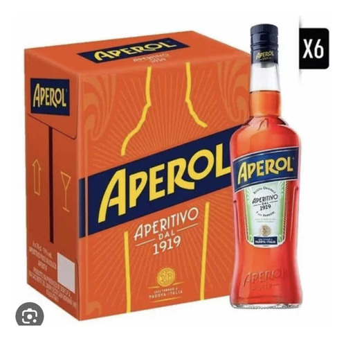 Aperol Caja 6 Botellas