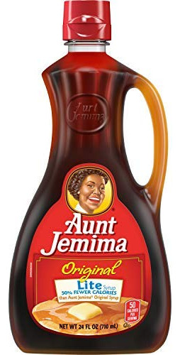 Jarabe - Aunt Jemima,pancake Syrup Lite, 24 Oz - Pack Of 2