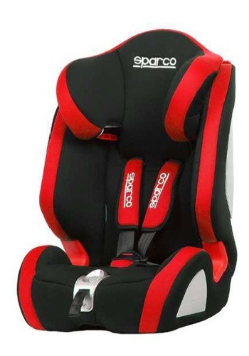 Silla De Bebe Sparco Original Negro/rojo Safeline