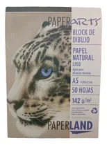 Comprar Block De Dibujo Papel Natural Liso A5 142gr 50hj Paperland