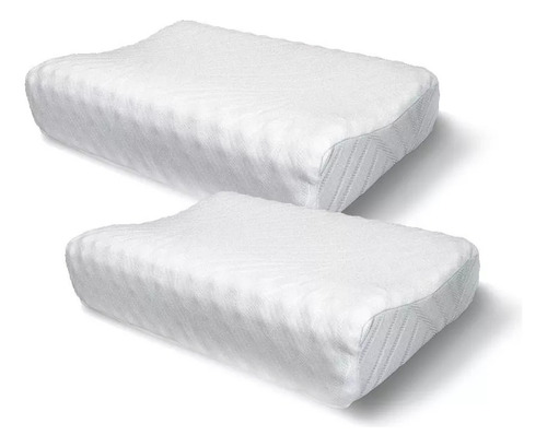 2 Travesseiro Cervical Magnetico Pillow Contour Kit
