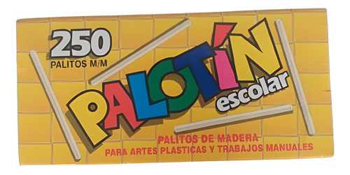 Set 02 Palitos De Madera Palotín ( 250 Unidades )