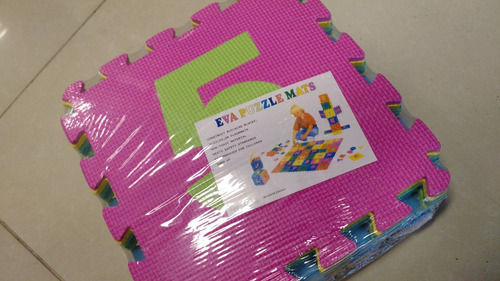 Alfombra Goma Eva, Set 10 Cuadros 30x30,esper 9mm Solo Envio