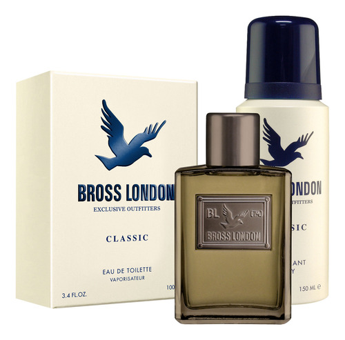 Perfume Hombre Bross London Classic Edt 100ml + Desodorante