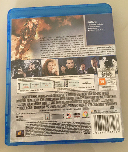 Bluray Duro De Matar 2 (Usado)