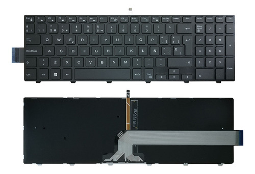 Teclado Dell 852-43505-01b Aem9l01010 Mp-13n7 Mp-13n76la-442