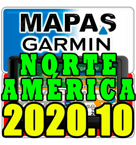 Mapa De Estados Unidos Para Gps Garmin Versión 2020.10 3d