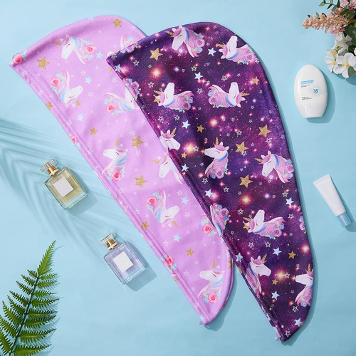 Toalla De Microfibra Para El Cabello Para Niños, Toalla De S