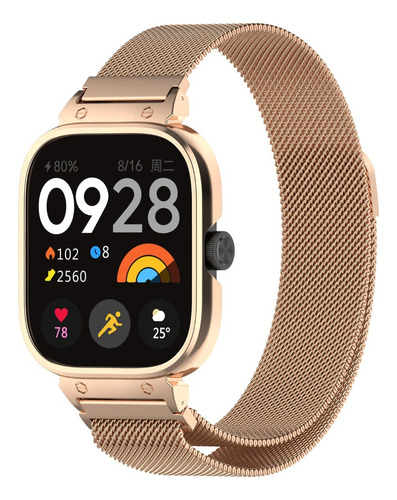 Correa De Malla Milanese Premium Para Redmi Watch 4