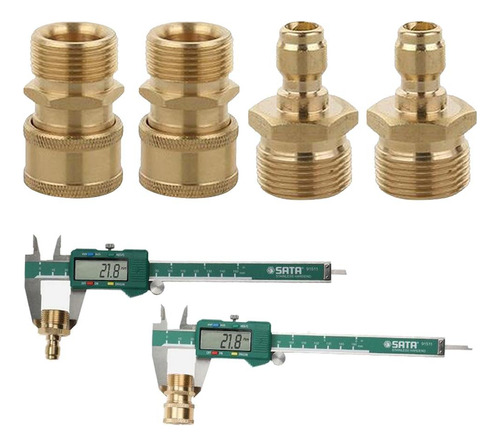 Conector De Manguera De Lavadora A M22x1.5mm De 4 Piezas,