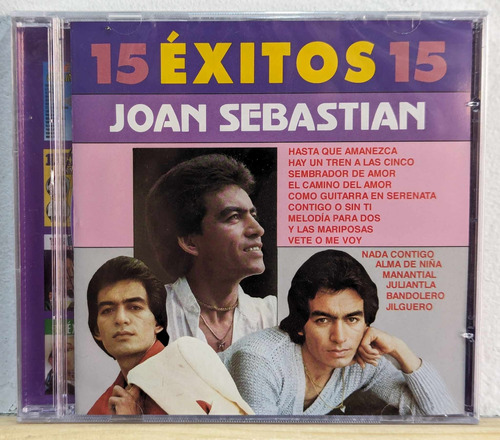 Joan Sebastian 15 Exitos / Cd Nuevo Sellado