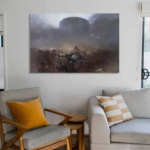 Single Hanging Picture Zdzislaw Beksinski Canvas Poster Art
