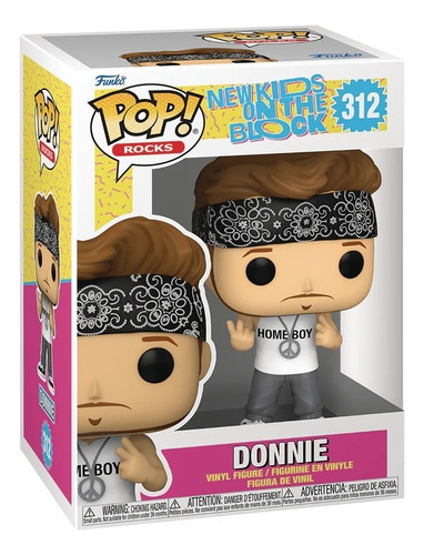 Figura De Rock Donnie 312 De New Kids On The Block Funko Pop Rocks