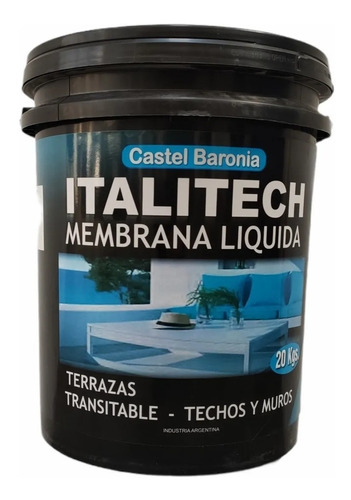 Membrana Liquida Transitable 1ra Calidad 20 Kgs Bl Rj Vd Gr