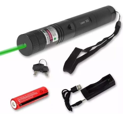 Puntero Laser Verde Potente 1000 Mw Recargable Cargador