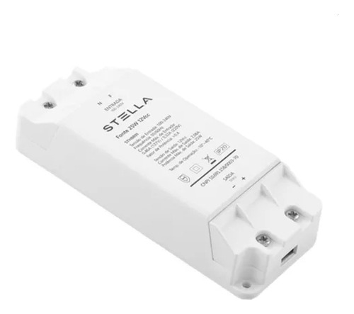 Kit 2x Fonte Profissional Led Stella 12v 25w Ip20 Sth8891