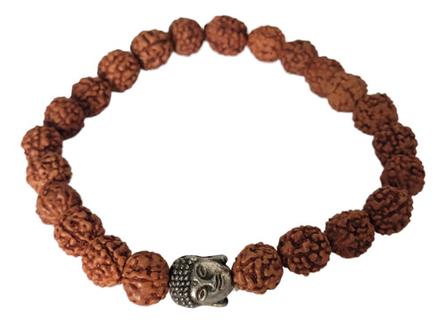 Pulsera Con Semillas De Rudraksha Baby - Buda