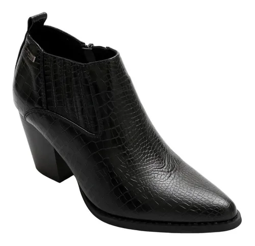 Bota Lady Stork Botineta Mujer Texana Elastico Moda Ingrid