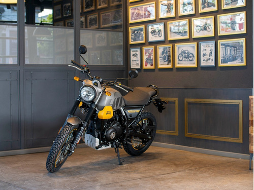 Imagen 2 de 25 de Royal Enfield Scram 411 Graphite Yellow Entrega Inmediata