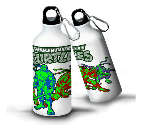 Squeeze Garrafa Tartarugas Ninja Desenho Criança Volta Aulas