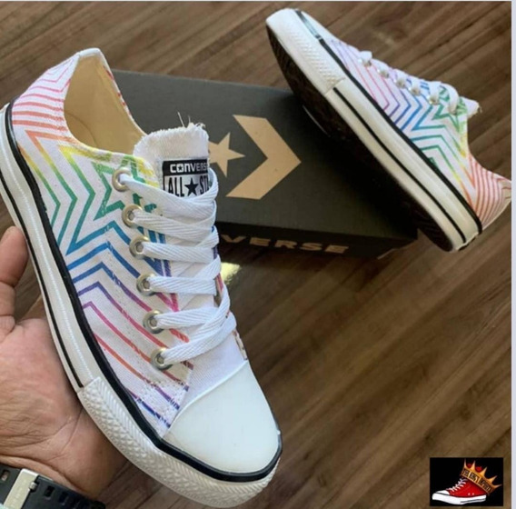 Tenis All Star Antigo Colorido Tamanho Tamanho 37 - Sapatos Tênis de Mulher Tamanho 37 Urbano Converse com o Melhores Preços no Mercado Livre Brasil