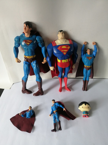 Dc Superman Super Héroe Colección Toy Azul 