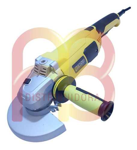 Amoladora angular Barovo AA2KB de 50 Hz color amarillo 2000 W 220 V + accesorio