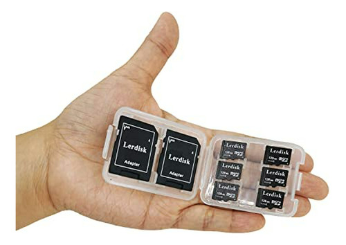 Paquete De 6 Tarjetas Micro Sd De 128mb Para Archivos Pequeñ