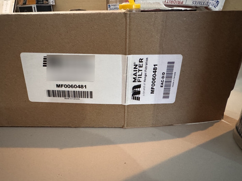 Main Filter Mf0060481 Filtrec Dhd660h10v Interchange Hydraul