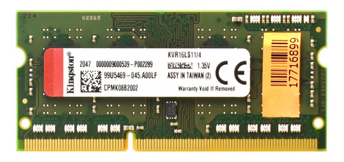 Memoria Ddr3 8gb 1600mhz Sodimm Notebook Pc3l Nodo