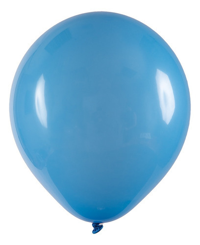 Balão Redondo Profissional Liso - Cores - 5 12cm - 50 Un. Cor Azul-celeste