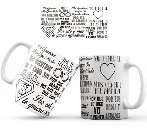 Mug Taza Día Madre Mamá Regalo Pocillo 017