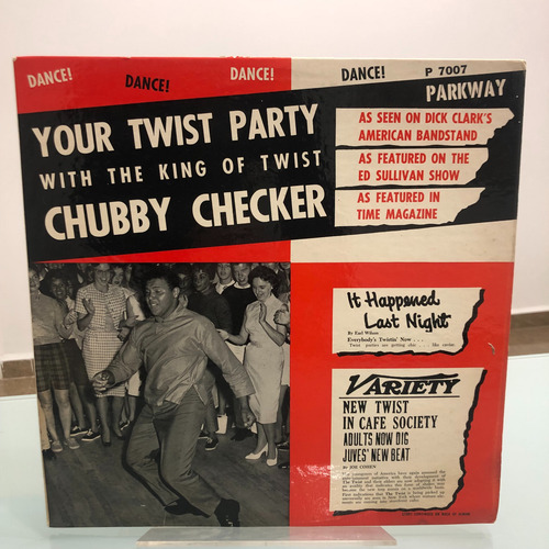 Lp Chubby Checker - Your Twist Party - Imp Usa Estandar (Usado)