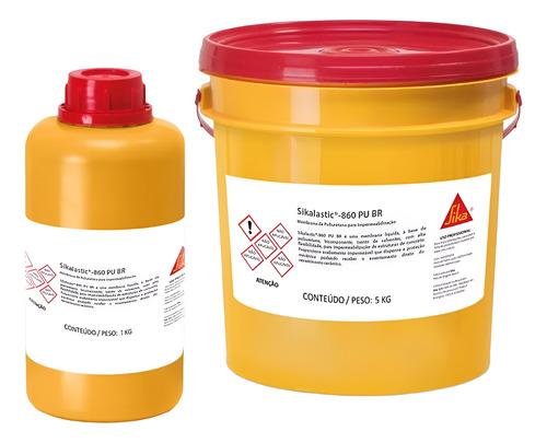 Sikalastic®-860 Pu Br Cinza 12 Kg (a + B) - Sika