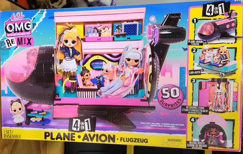 Lol Juguete Niñas Plane Avion Fluczeug 50 Grandes Sorpresas