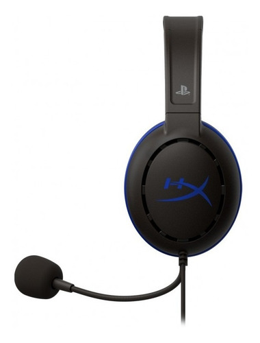 Imagen 3 de 5 de Auricular gamer HyperX Cloud Chat HX-HSCCHS negro y azul
