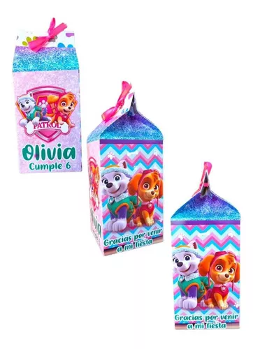 Cajas regalo Paw Patrol Niña x6 - Fiesta en linea Piñatería y