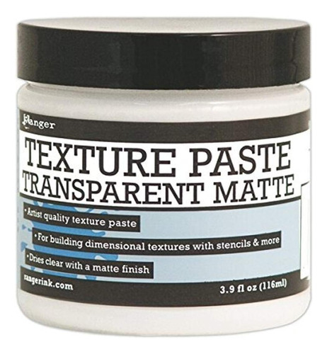 Pasta De Textura Mate Transparente, 4 Oz