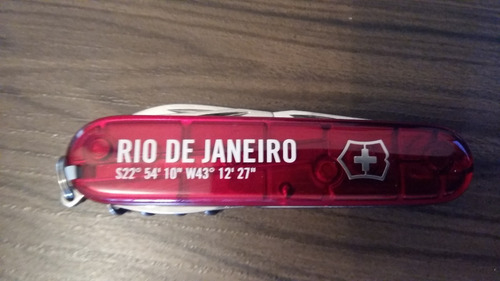 Canivete Spartan Rio De Janeiro Victorinox -frete Grátis
