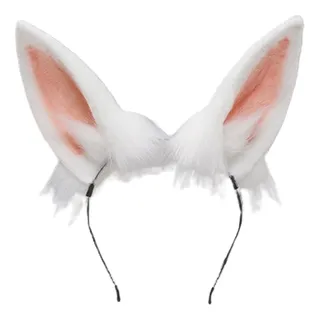 Lolita Diademas Peludas De Conejo Peludo Orejas Gato Sombrer