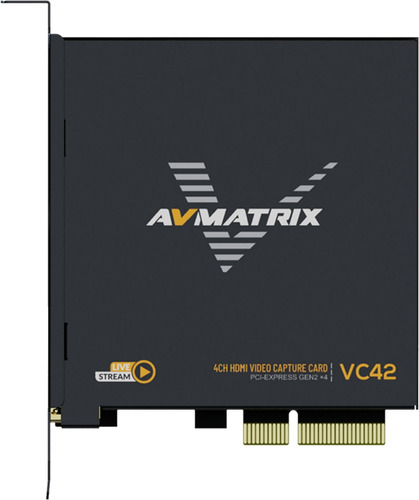 Avmatrix Vc42 Placa Capturadora Pci Express Hdmi X4 Input