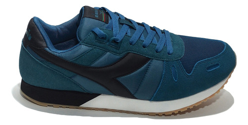 Zapatillas Diadora Modelo Urban Destra - Color Azul Petróleo