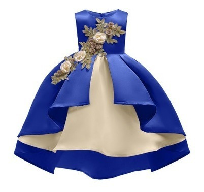 Vestidos De Fiesta Para Niña Color Azul Rey Switzerland, SAVE 42% -  