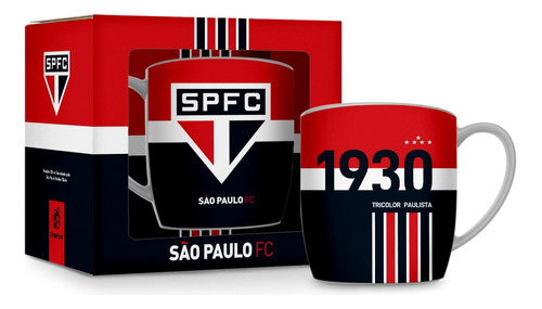 Caneca Brasfoot Sao Paulo Urban 300ml Cod. 16489