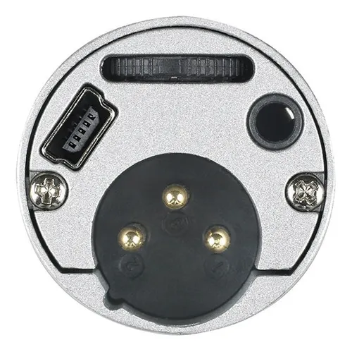 Microfono Audio Technica Atr2100 Usb O Xlr Dinamico Cardiode Color Gris