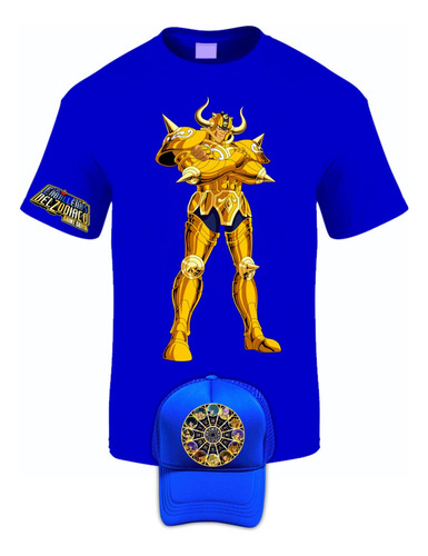 Camiseta Manga Corta Caballeros Zodiac Tauro Obsequio Gorra 